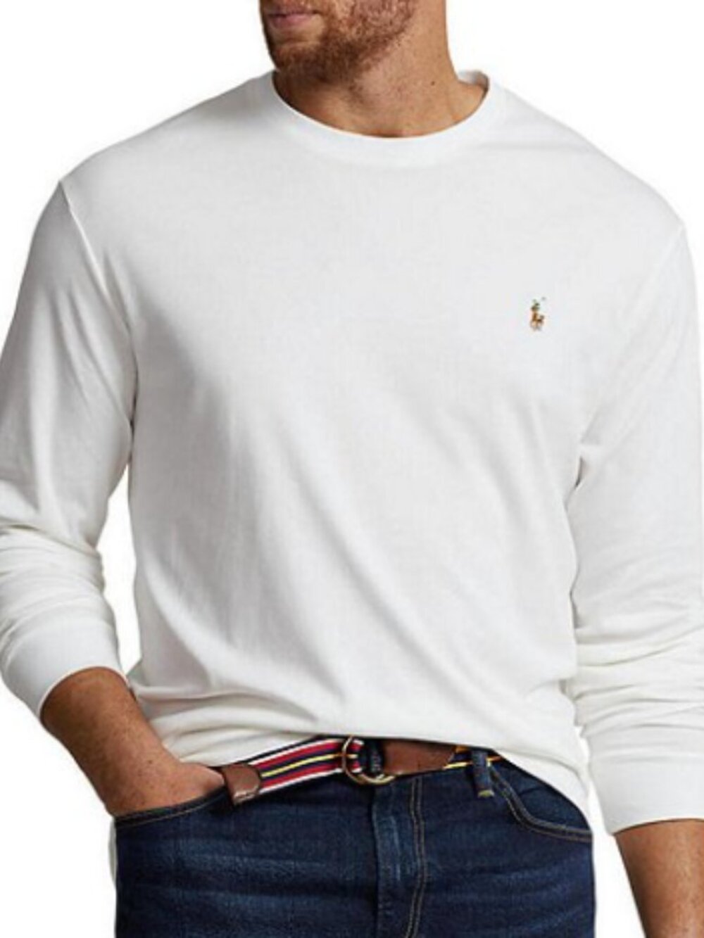 Polo Ralph Lauren Big & Tall Soft Cotton Long Sleeve T-Shirt